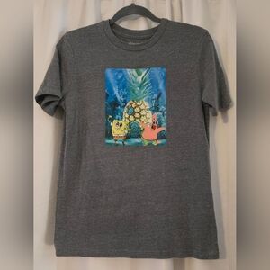 Abercrombie Kids Short Sleeve Sponge Bob Square Pants Graphic Tee Size 15/16